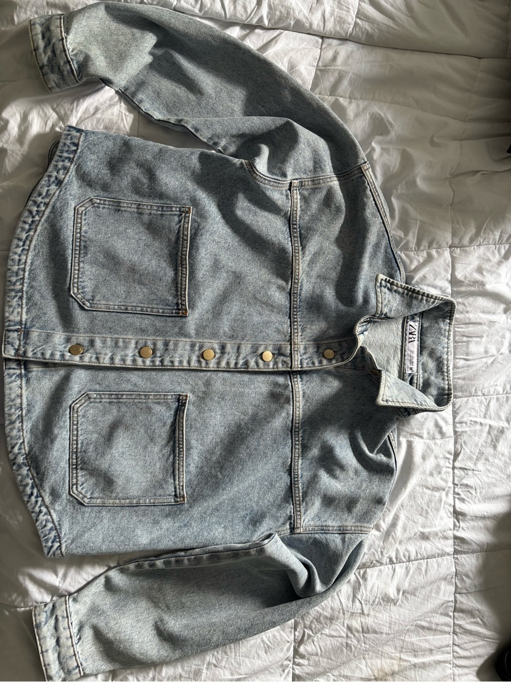 Zara Light Blue Denim Jacket